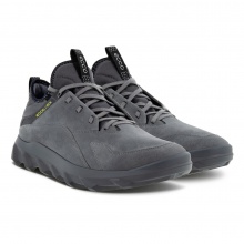 ECCO Hiking Shoes MX Low Nubuck Leather - durable sole, sock-like construction made of neoprene - grey Men